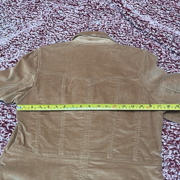 Vintage Y2K Women's Brown Corduroy Jacket - Picture 14 of 16